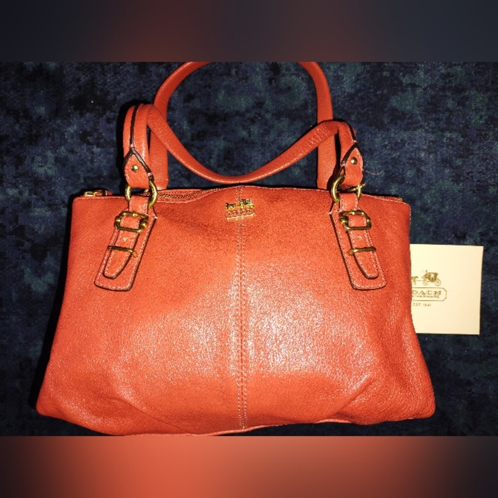 Coach Burnt Orange Bag/Purse
